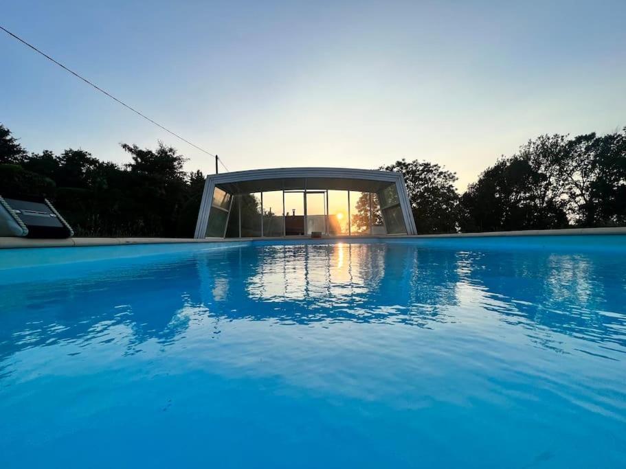 9 Ecluses Canal Du Midi-Maison T3 Belle Vue Avec Piscine Beziers Bagian luar foto